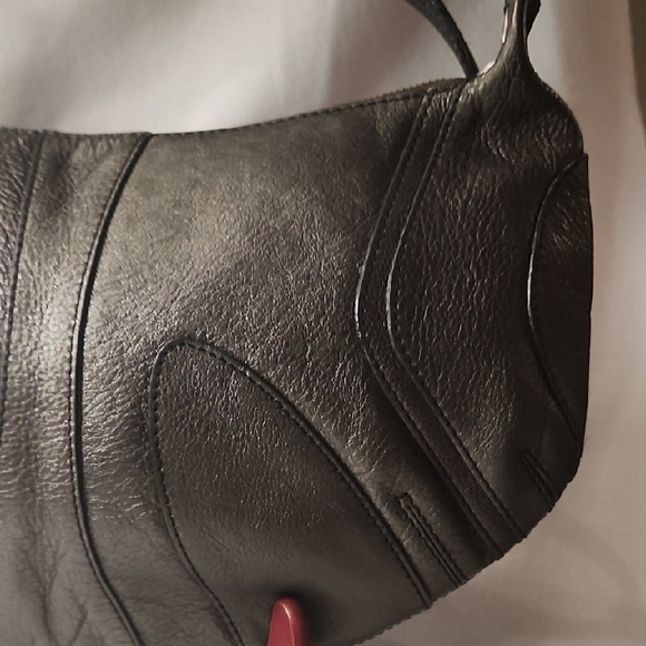 BANANA REPUBLIC LEATHER COW HIDE Chic Brown  Shoulder Bag - Picture 2 of 13